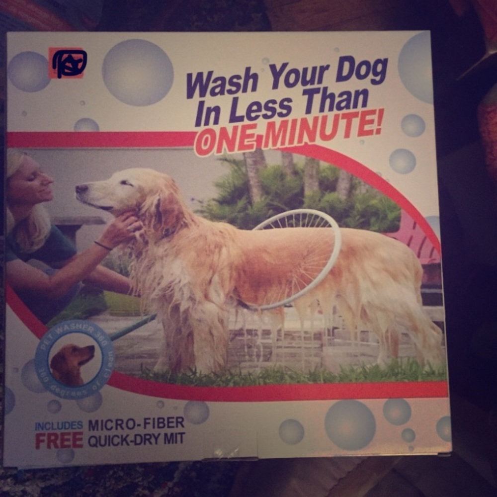Woof wash dog groomer pet horse bath wash new gift